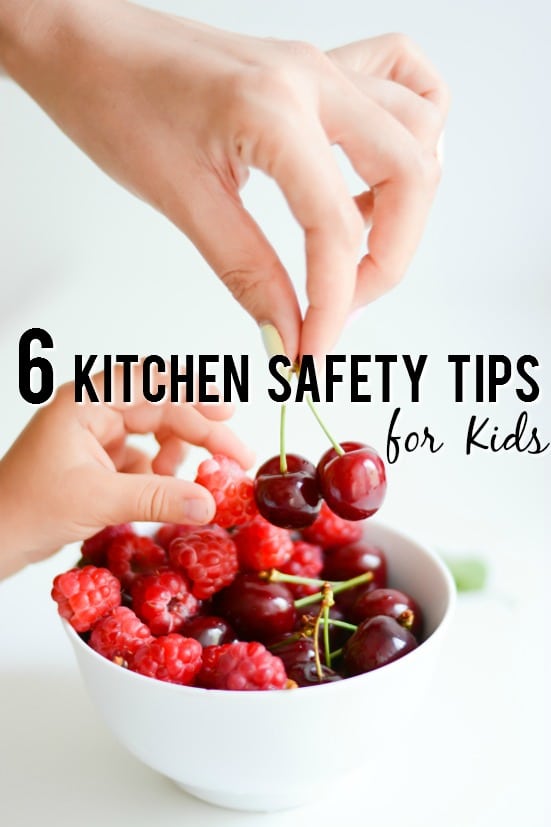 6 Kitchen Safety Rules for Kids - Getting kids involved in the kitchen is a valuable life skill, but it can be dangerous.  Teach your kids to be useful and safe with these 6 basic kitchen safety tips for kids.  Parenting tips