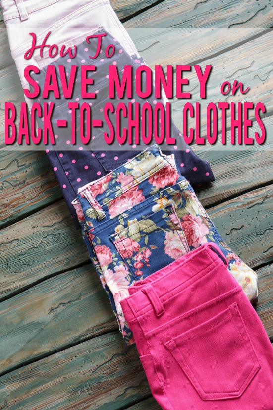 How to Save Money on Back to School Clothes - Back to school time can be expensive! Save a little money, stay under budget, and send your kids back to school in style with these 6 tips to save money on back to school clothes. Parenting tips