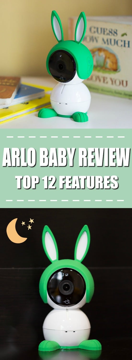 Arlo Baby Monitor Review - Arlo Baby is the smart baby monitor that lets you be productive  while knowing your child is safe. Gain more peace of mind, freeing your brain up for other important tasks, like solo bathroom trips (okay, yeah. That might be pushing it a little too far). But here are my top 12 favorite features for the Arlo Baby Monitor and why it's on my baby must have list! (Perfect baby shower gift idea!!)
