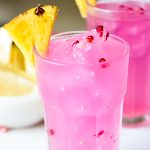 Pomegranante Pineapple Slushies Recipe - Cool, citrus flavors make this Pomegranate Pineapple Slushies recipe makes a perfect Summer refresher to cool off on a hot day. Easy Summer non-alcoholic drink recipe that kids can enjoy too!