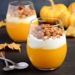 Pumpkin Pudding Recipe - Creamy, smooth, and rich Pumpkin Pudding recipe is easy to make in just 15 minutes and highly addictive. Top with granola, whipped cream, pecans, or caramel. Or all of the above! This is seriously THE BEST pudding recipe. EVER. AND it's easy. AND it's pumpkin. Enough said. 