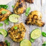 Grilled Cilantro Lime Chicken is a juicy Mexican-inspired chicken marinated with cilantro, lime, and garlic. Marinated for hours in a flavorful lime cilantro marinade and then thrown onto the grill, this extra-juicy chicken delivers a punch of irresistible summer flavors! 