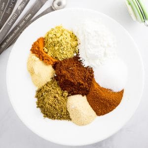 Homemade Fajita Seasoning Mix is quick to make and so much better and flavorful than store-bought! This homemade chicken fajita seasoning is our go-to seasoning for perfect authentic fajitas every time!