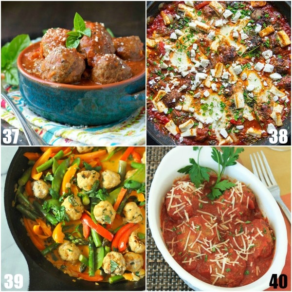 84 Meatball Recipes - If you love meatballs, you'll love these 84 Meatball Recipes with delicious ways to make, use, and eat meatballs from dinner to appetizers. So many options! Easy, homemade, crockpot, baked, Italian, honey garlic, BBQ, Swedish, grape jelly.... Wow. These all look amazing!