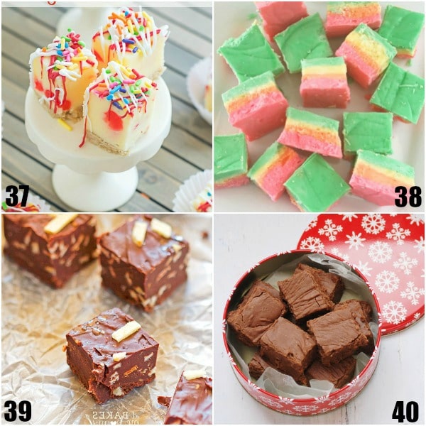 64 Fudge Recipes - These 64 Fudge Recipes are the BEST out there with classic favorites like old fashioned chocolate or peanut butter, Christmas originals, cookies and cream, maple, and many more delicious originals! Fudge recipes for everyone to enjoy and even give as gifts!