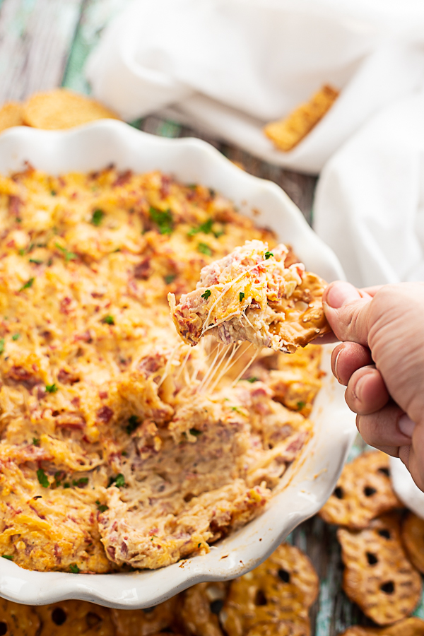 Hot & Cheesy Reuben Dip