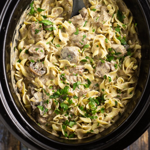 Slow Cooker Beef Stroganoff Recipe The Gracious Wife