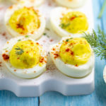 These creamy, tangy Southern Deviled Eggs take a classic staple recipe and add a special ingredient that will make them the best you've ever had! They're super easy to make and dairy free, gluten free, low carb, and keto! My favorite for Easter, potlucks, and parties!