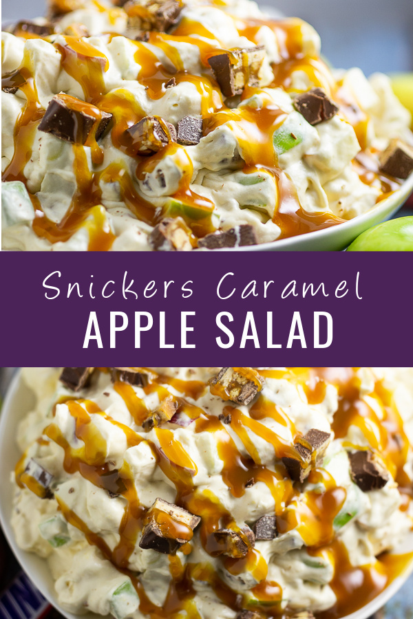 Snickers Caramel Apple Salad Recipe The Gracious Wife