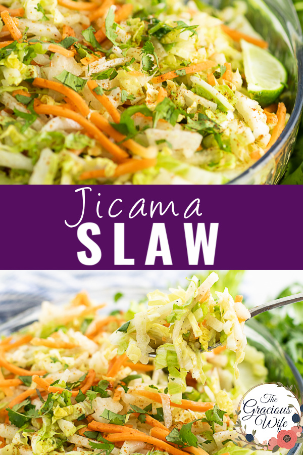 Jicama Slaw Recipe The Gracious Wife