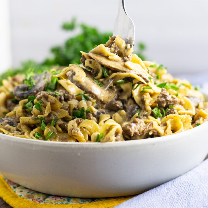 Ground Beef Stroganoff Recipe The Gracious Wife