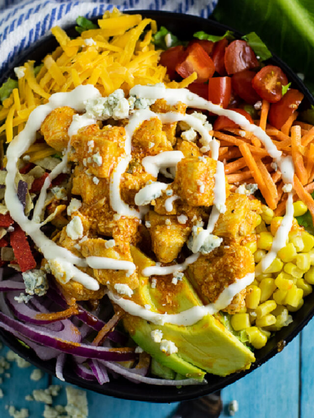 Zesty Buffalo Chicken Salad: Fresh & Flavorful!