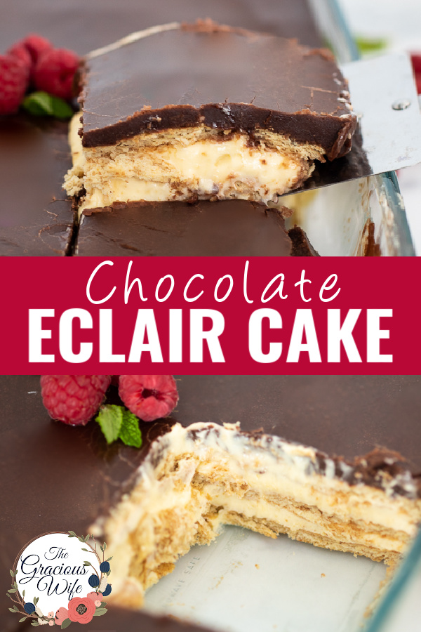 Chocolate Eclair Cake The Gracious Wife