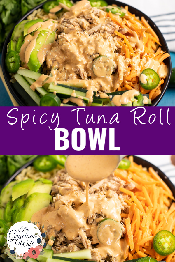 Spicy Tuna Roll Bowl Recipe The Gracious Wife