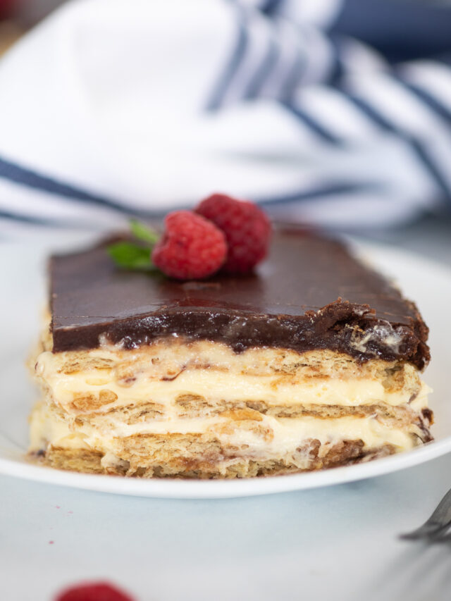 Easy NoBake Chocolate Eclair Cake Recipe The Gracious Wife