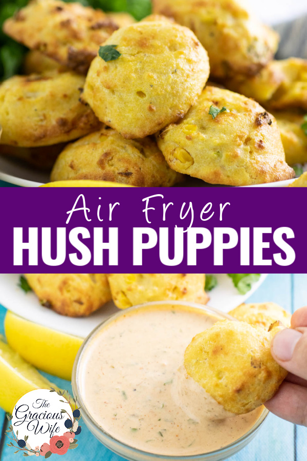 Air Fryer Hush Puppies Recipe The Gracious Wife