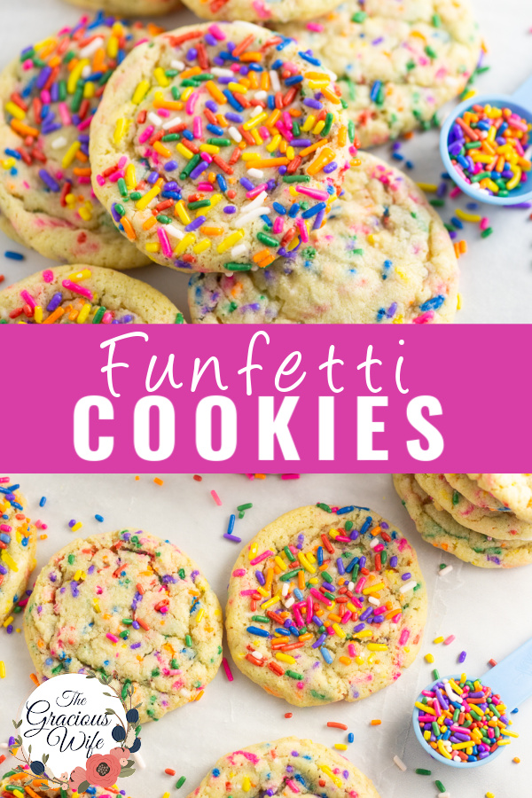 Homemade Funfetti Cookies Recipe The Gracious Wife