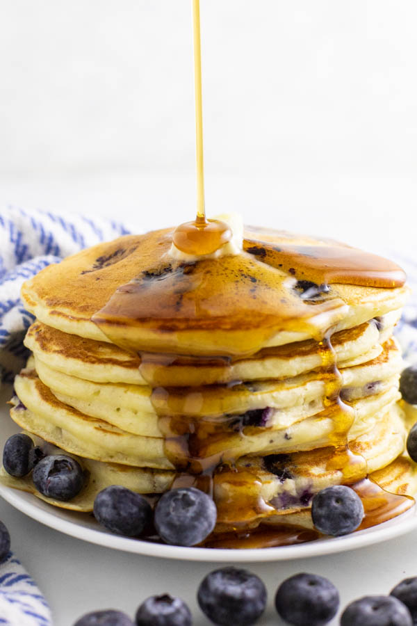 The Best Blueberry Pancakes From Scratch (Easy No-Fail Method)