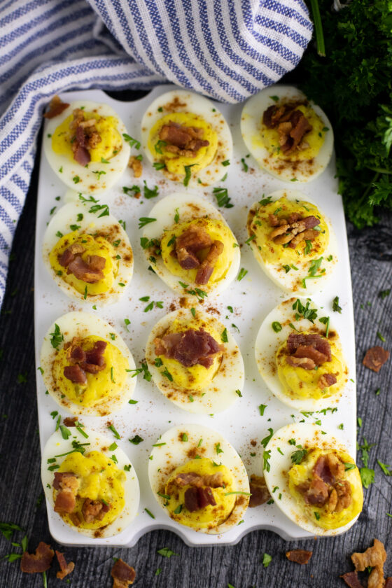 Horseradish Deviled Eggs The Gracious Wife