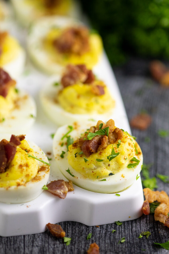 Horseradish Deviled Eggs The Gracious Wife