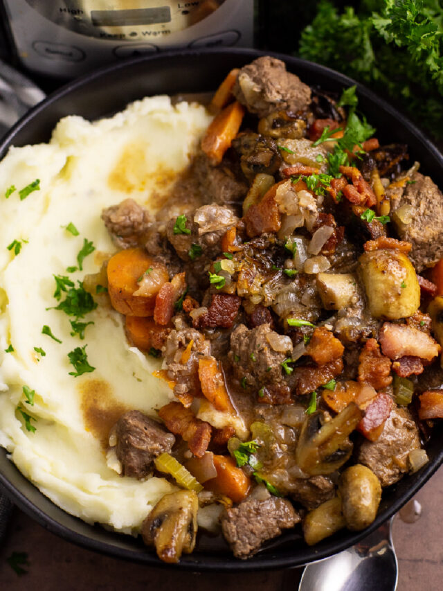 Cozy Elegance Slow Cooker Beef Bourguignon Magic! The Gracious Wife
