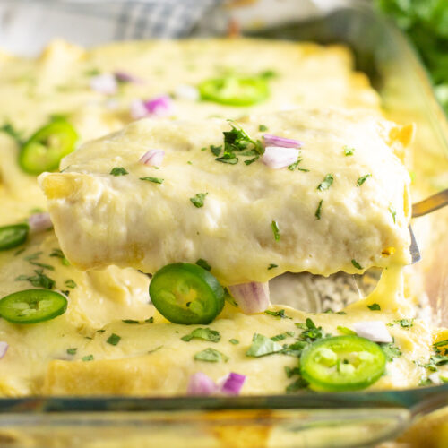 Cheesy Chicken Enchiladas